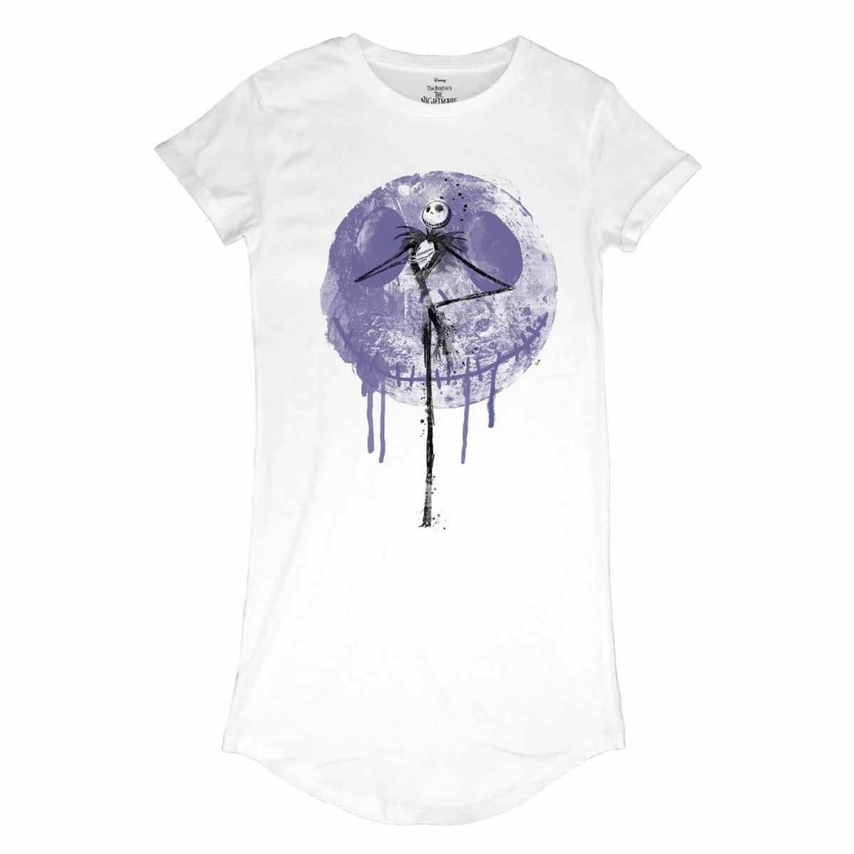 Nightmare Before Christmas - Moon Drip (t-shirt Dress) 3 Nightmare Before Christmas - Moon Drip (t-shirt Dress)
