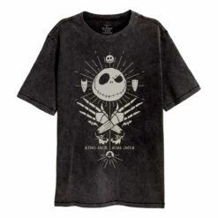 Nightmare Before Christmas -mystic Jack (acid Wash T-shirt)