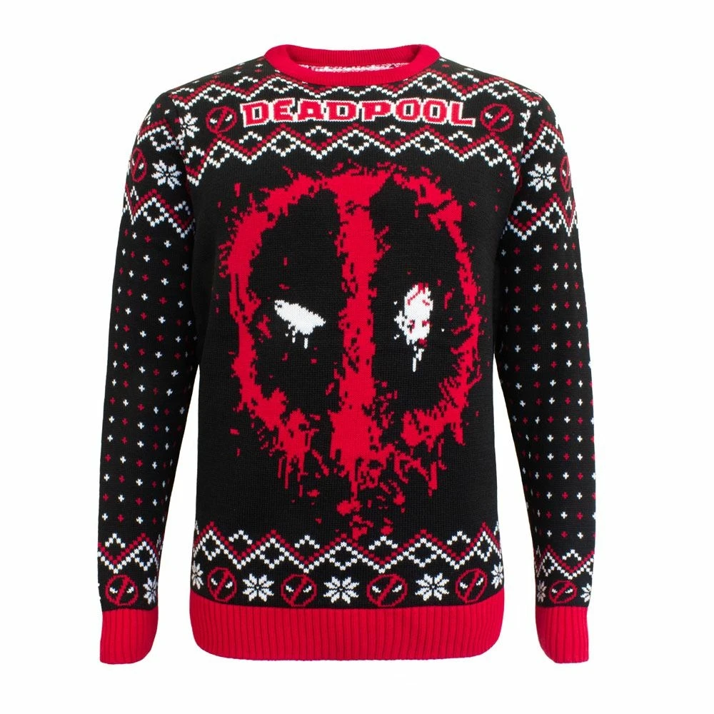 Deadpool Sweatshirt Christmas Jumper Deadpool (l) 3 Deadpool Sweatshirt Christmas Jumper Deadpool (l)