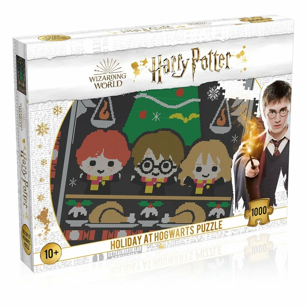 WINNING MOVES Harry Potter Puzzle Christmas Jumper 1 - Holiday At Hogwarts (1000 Pièces) 2 WINNING MOVES Harry Potter Puzzle Christmas Jumper 1 - Holiday At Hogwarts (1000 Pièces)