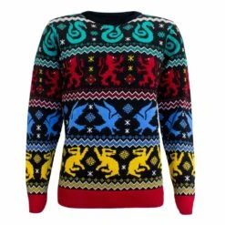 Harry Potter Sweatshirt Christmas Jumper Houses (xl)