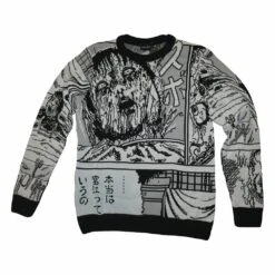 Junji Ito Sweatshirt Christmas Jumper Collage (l)
