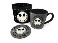 Nightmare Before Christmas - Coffret Mug- Porte Clé Et Sous-verres - Cheers And Fears