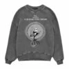 Nightmare Before Christmas - Jack And Logo (superheroes Inc. Acid Wash Sweatshirt)