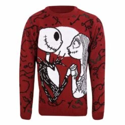 Nightmare Before Christmas Sweatshirt Christmas Jumper Jack And Jally (l)