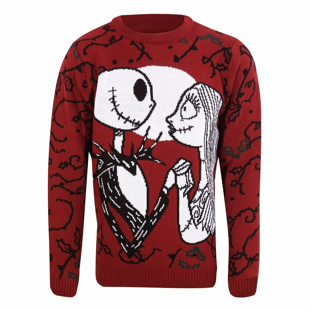 Nightmare Before Christmas Sweatshirt Christmas Jumper Jack And Jally (l) 3 Nightmare Before Christmas Sweatshirt Christmas Jumper Jack And Jally (l)