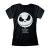 Nightmare Before Christmas - T-shirt Girl - Jack Face & Logo (l) -Pyramid International nightmare before christmas t shirt girl jack face logo l