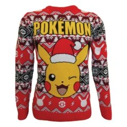 Pokémon Sweatshirt Christmas Jumper Pikachu (m)
