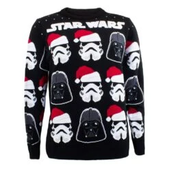 Star Wars Sweatshirt Christmas Jumper Darth Vader / Stormtrooper (l)