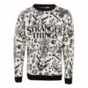 Stranger Things Sweatshirt Christmas Jumper Collage (l) 1 Stranger Things Sweatshirt Christmas Jumper Collage (l) -Pyramid International stranger things sweatshirt christmas jumper collage l